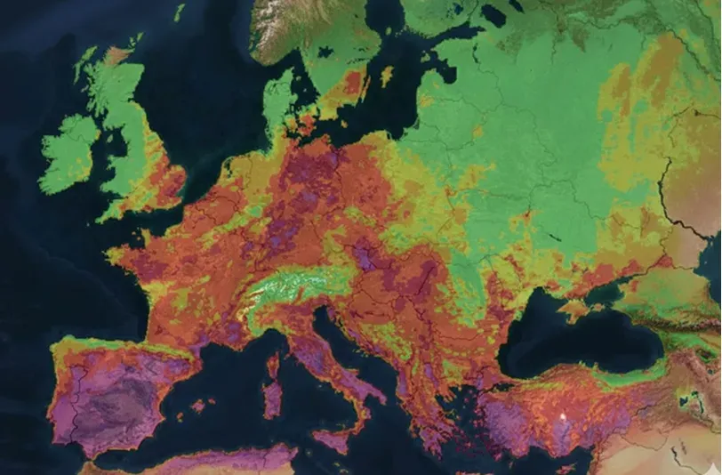 European Central Bank climate-change indicators visual