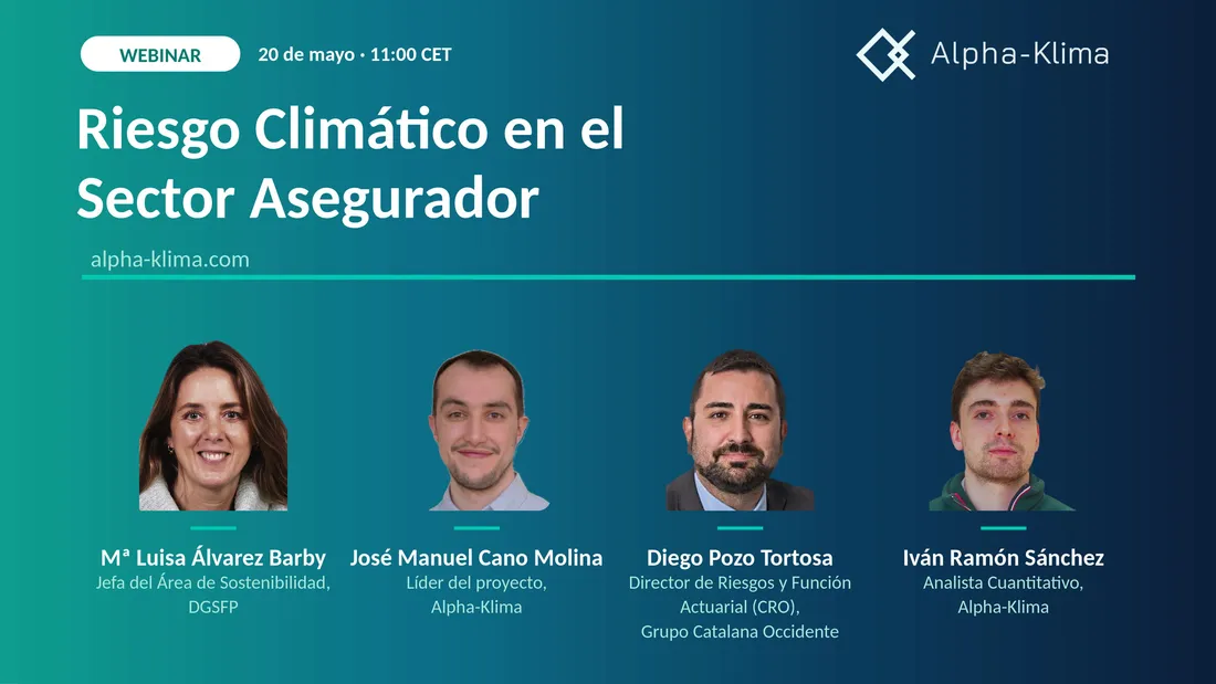 Riesgo climático en el sector asegurador